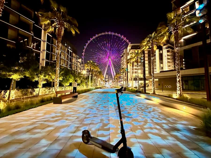 Dubai: E-Scooter Guided Tour of Marina, JBR & Bluewaters - Address Beach Resort and JBR: Dubai’s polished public face