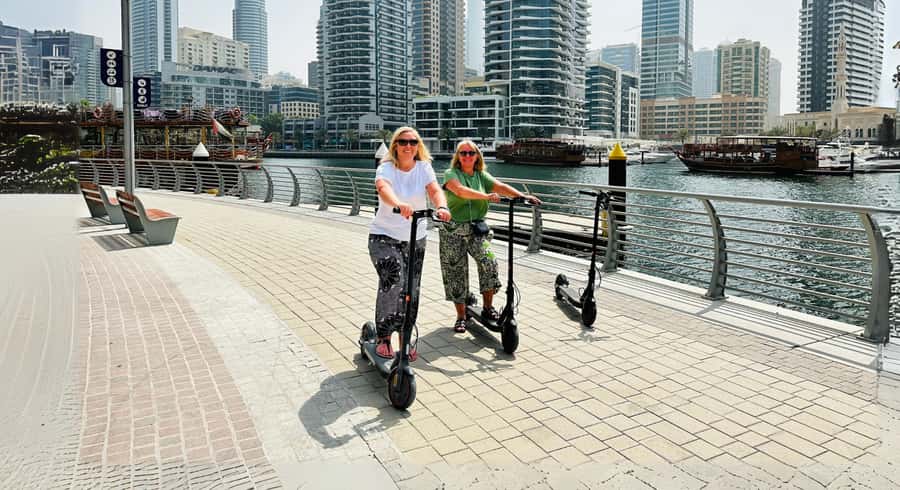 Dubai: E-Scooter Guided Tour of Marina, JBR & Bluewaters - When to go, and what to bring