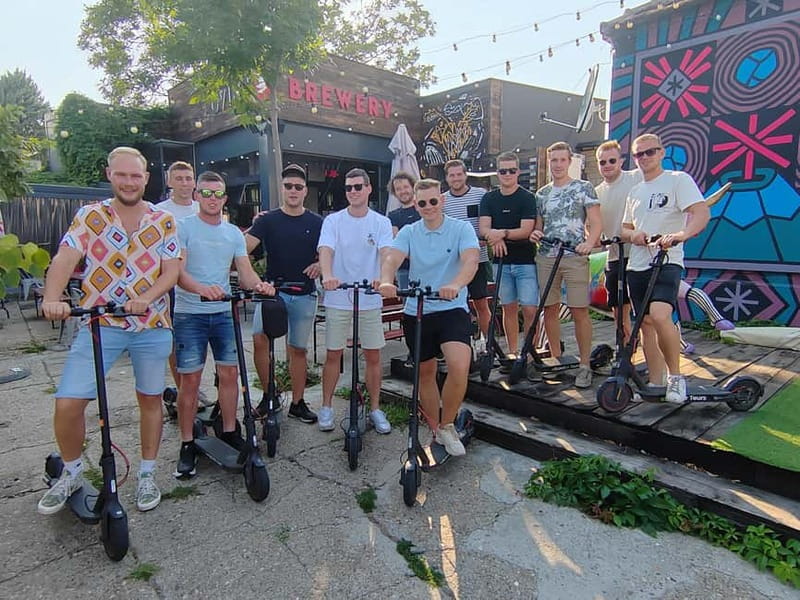 E Scooter Craft Beer and Breweries tour - Why an e-scooter is a smart way to meet Belgrade