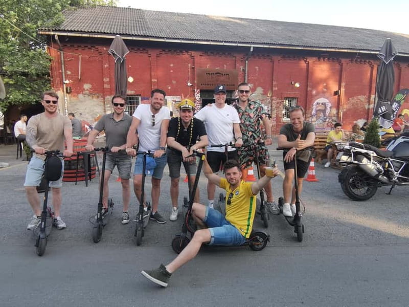 E Scooter Craft Beer and Breweries tour - Riding through Belgrade’s changing neighborhoods
