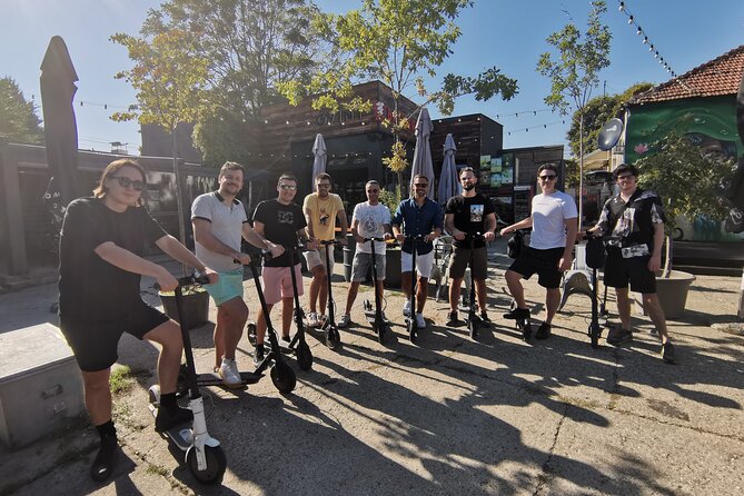 E-Scooter CRAFT BEER and BREWERY Tour - Riding past alternative Belgrade and the fortress