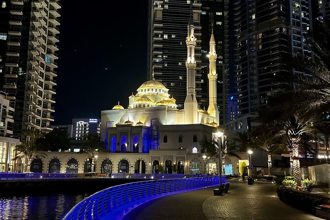 E-Scooter Guided Tour of Marina, JBR, Bluewaters Top Attractions - Dubai Marina: the main part of the ride