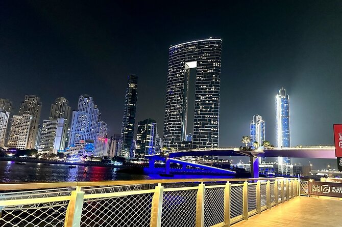 E-Scooter Guided Tour of Marina, JBR, Bluewaters Top Attractions - Returning through the marina