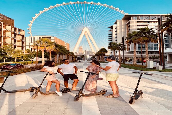 E-Scooter Guided Tour of Marina, JBR, Bluewaters Top Attractions - The Walk at JBR: Dubai’s people-watching stretch