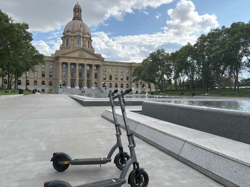 Edmonton: E-Scooter City Highlights Tour | 2-Hour - Starting at 44 Capital Boulevard