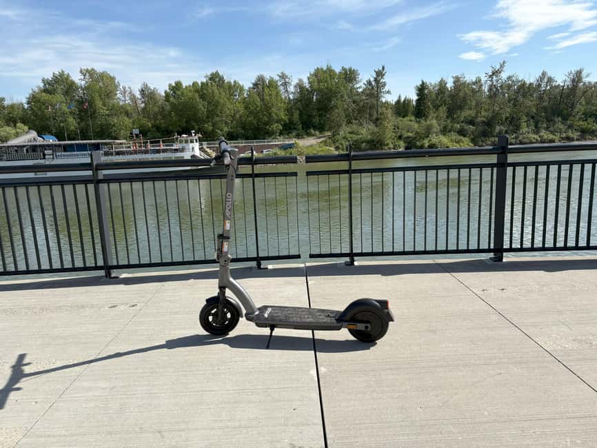 Edmonton: E-Scooter City Highlights Tour | 2-Hour - Louise McKinney Riverfront Park and the North Saskatchewan
