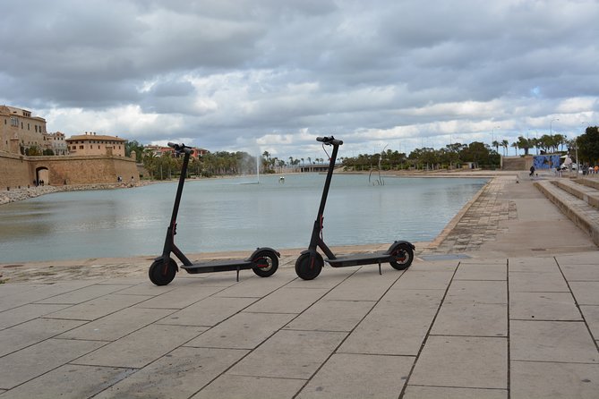 Electric kick scooter rental in Palma de Mallorca - A note on the mixed rating