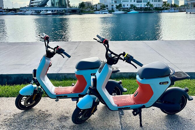 Electric Moped Tour Cancun - Cancun’s Scenic Route #1 Tour 1.5hr - Puerto Cancun: marina views, bridges, and waterfront paths