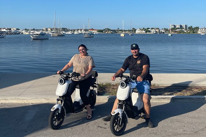 Electric Moped Tour of Naples Florida Family Fun and Easy To Ride - Third Street South and Old Naples charm