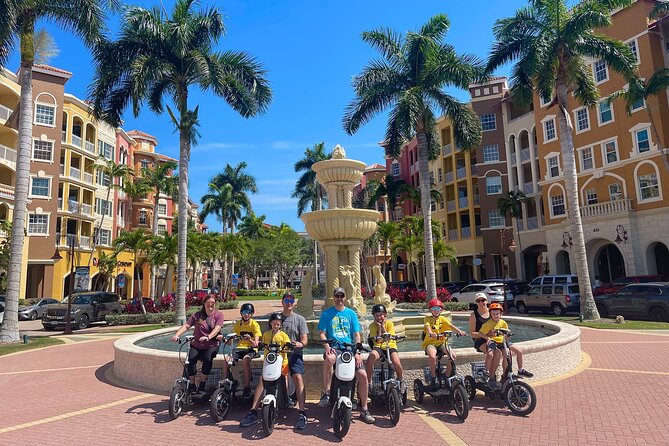 Electric Moped Tour of Naples Florida Family Fun and Easy To Ride - Fifth Avenue South and the polished center