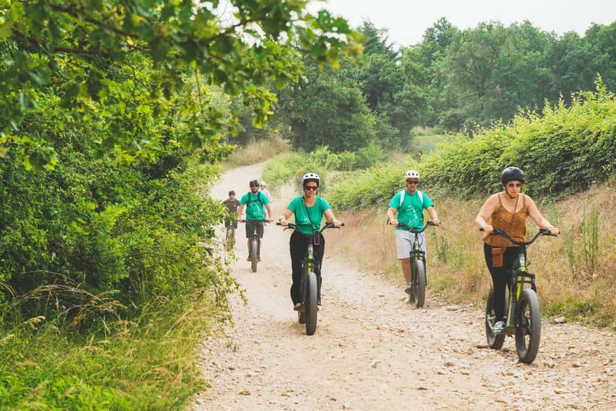 Electric scooter getaway and tasting at Château de Chamirey - Starting among Château de Chamirey’s vines