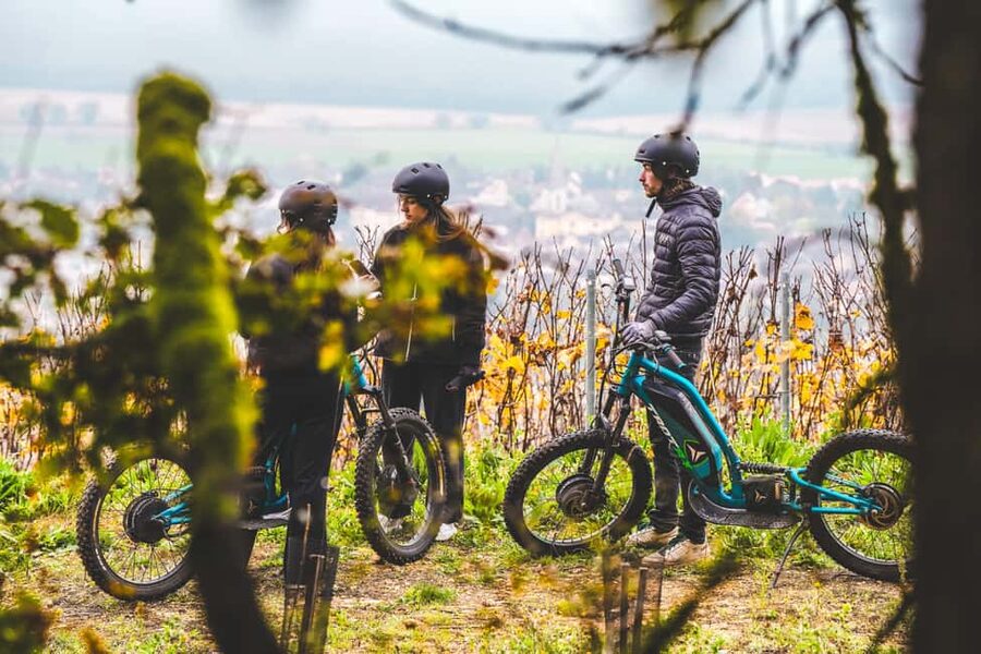Electric scooter getaway and tasting at Château de Chamirey - How the electric scooter ride feels