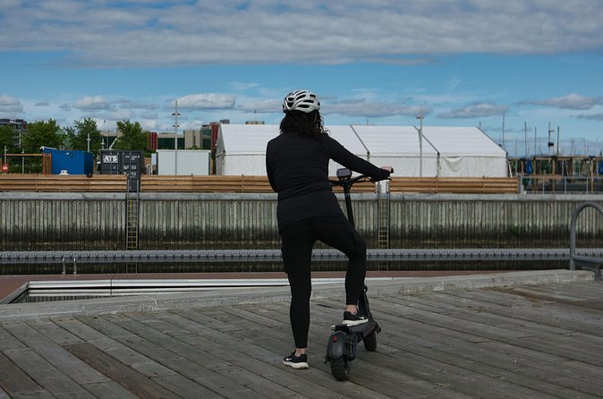 Electric Scooter Guided Tour of Quebec City - Spending Time at La Promenade Samuel-De Champlain