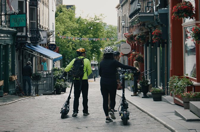 Electric Scooter Guided Tour of Quebec City - Finding l’Anse à Cartier and Local Corners