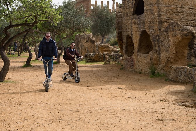 Electric scooter tour inside the Valley of the Temples Agrigento - What the temples feel like from a scooter