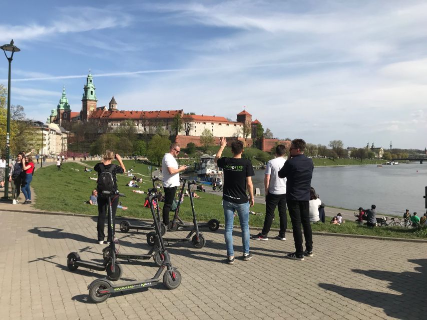 Electric Scooter Tour Krakow - The university, Old Town, and Main Market Square