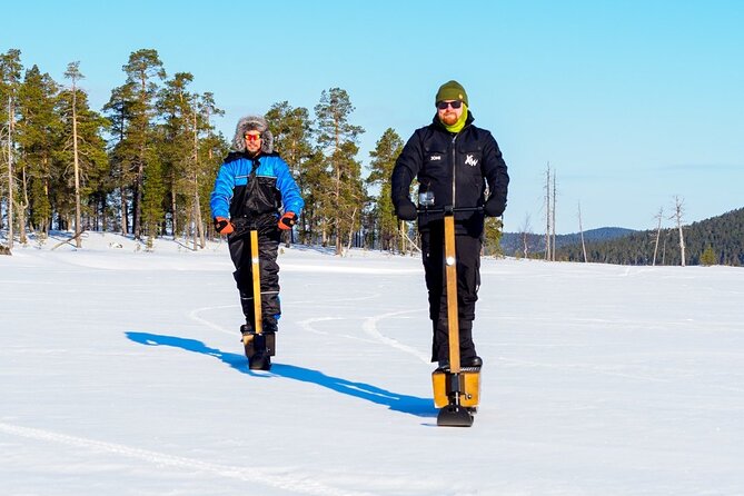 Electric Snow Scooters Tour - Getting started at Ivalontie 12
