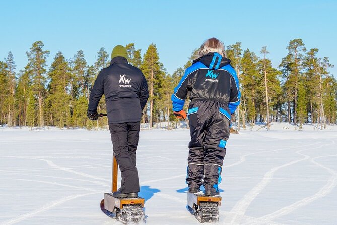 Electric Snow Scooters Tour - Riding through Ivalo’s snowy forests
