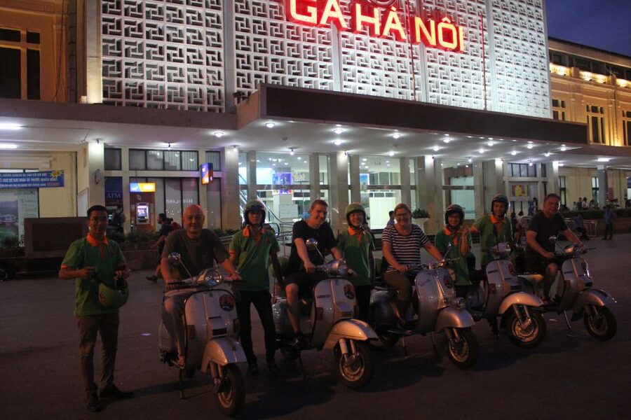 Enjoy Hanoi Like a Local - Vespa & Street Food Tour by Night - Truc Bach Lake, street food, and the city’s quieter side