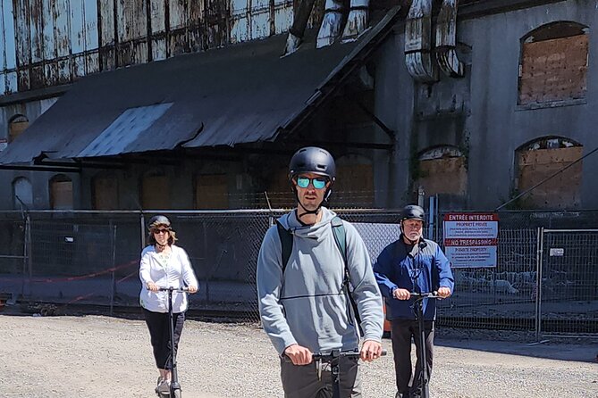 Experience Old Montreal on e-scooters with a local comedian - A guide who mixes comedy with local context