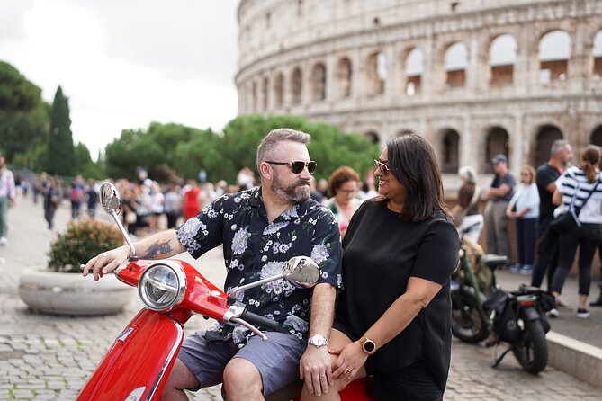 Explore Rome on a Vespa: Uncover the City's Hidden Gems - Sunset views from Terrazza del Gianicolo