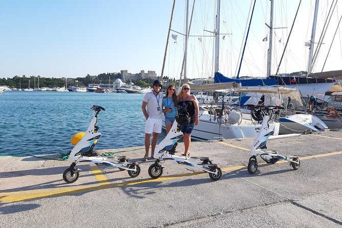 Explore the new town and the medieval town of Rhodes on scooters - 3 hours - What the ride feels like in practice