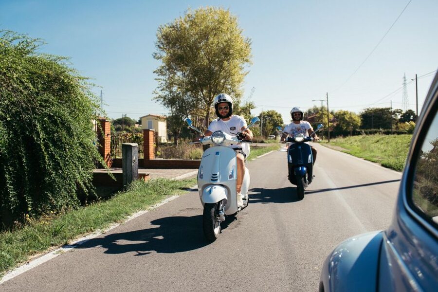 Explore the Rolling Hills of Lucca on a Vespa 125 Primavera - Following the Compitese olive oil road