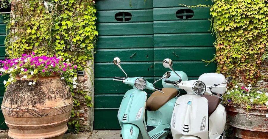 Explore the Rolling Hills of Lucca on a Vespa 125 Primavera - Gattaiola and the foothills of the Pisano Mountains
