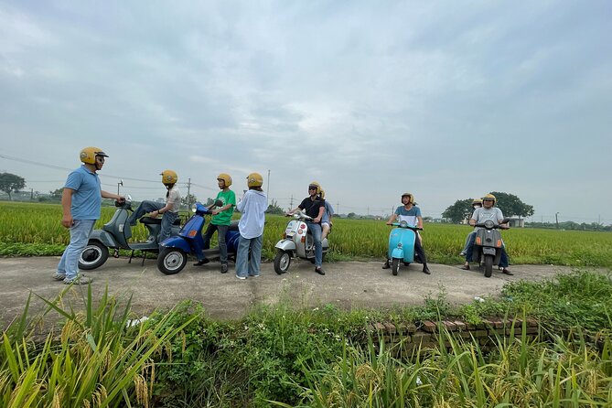 Exploring Vespa Tour Through Little Red River Delta - Meeting the group at Hanoi Opera House
