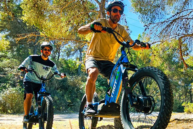 Extreme e-scooter off-road excursions - Woodland sections add variety