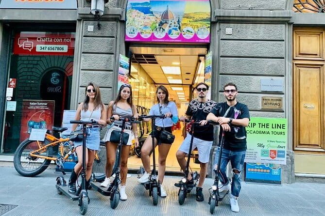 Florence Scooter Guided Tour - Reaching the Arno River