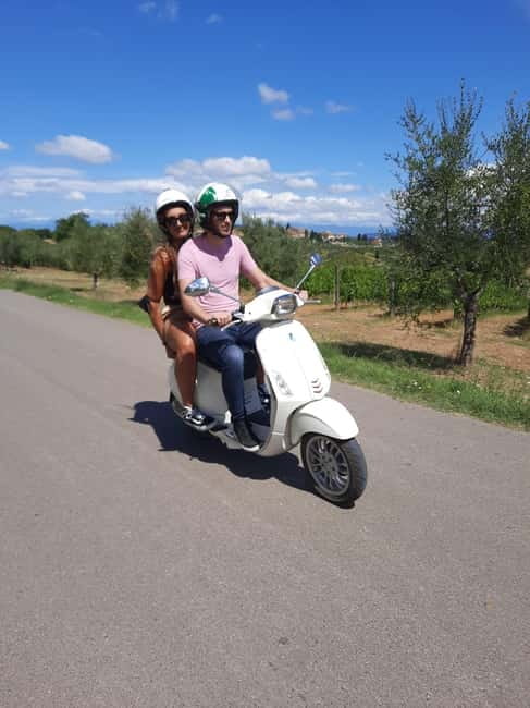 Florence: Vespa Tour as a Passenger + Wine Window! - Piazzale Michelangelo and the Florence view