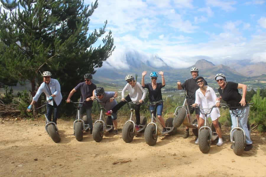 Franschhoek: Downhill Scooter Tour - Starting at Chamonix Wine Farm
