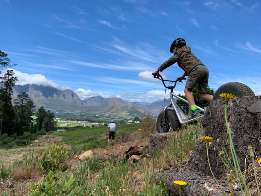 Franschhoek: Downhill Scooter Tour - The first vehicle ride up the mountain