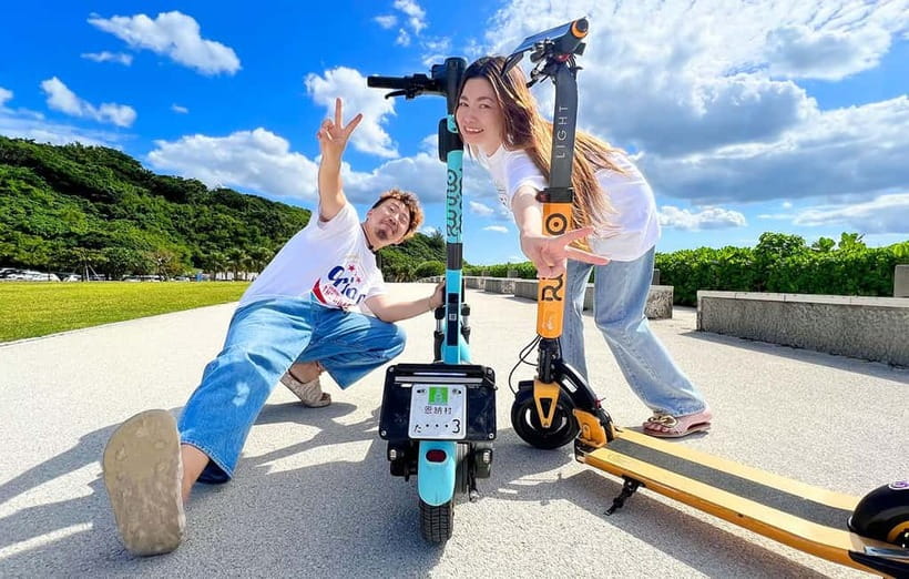 Free delivery to hotel : E-Scooter rent/No license required - A practical local itinerary from your hotel