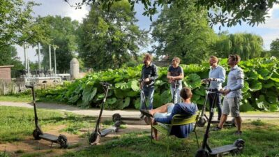 From Bruges to Damme: Private Electric Scooter tour