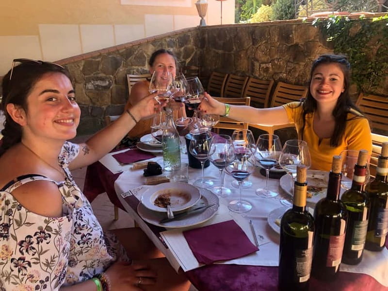 From Florence: Tuscany Vespa Tour with Lunch & Wine - Seeing San Gimignano from the road