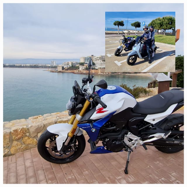 From Salou: Tour scooter guided+kayak Cambrils with pickup - Pickup from Salou, Cambrils, or Pineda