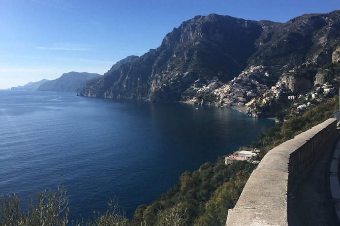 Full Day Scooter Tour of the Amalfi Coast - Positano: steep streets and a sea-level view