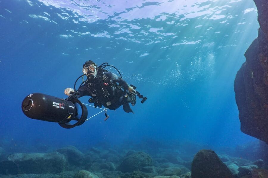 Funchal: DPV- Scooter Dive Adventure - Marine life viewing with less swimming