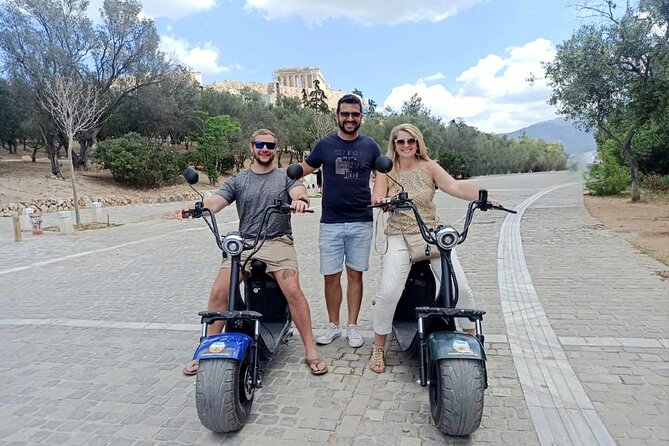GoPro Adventure Tour in Acropolis area by E-Scooter - The Ancient Agora and the Temple of Hephaestus