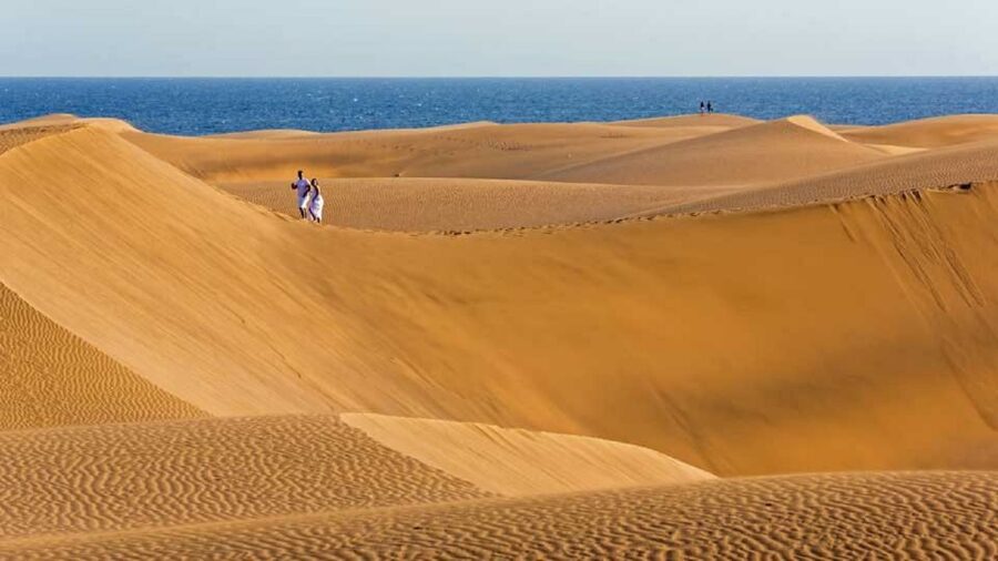 Gran Canaria: Rent Electric Scooter Kick Start - Meloneras Beach and the Old Lighthouse