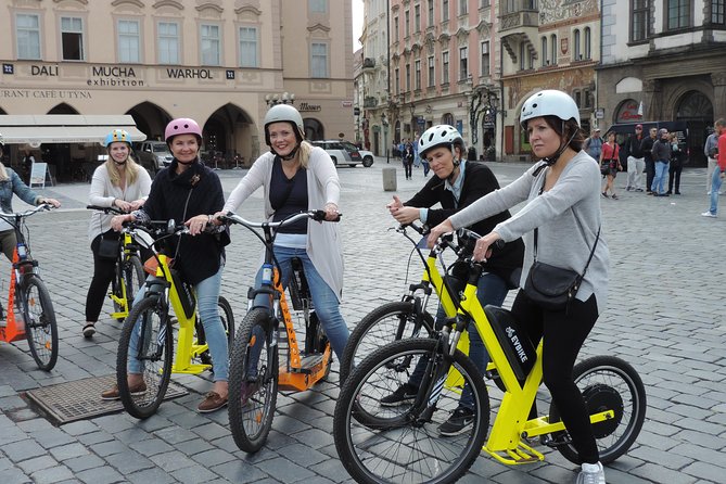 Grand City Tour of Prague on Cruiser e-Bikes or e-Scooters - Old Town Hall, the Astronomical Clock, and Old Town Square