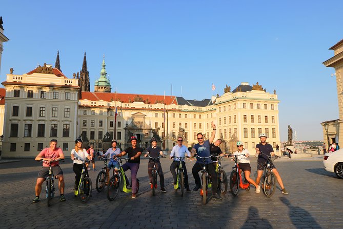 Grand City Tour of Prague on Cruiser e-Bikes or e-Scooters - Letna Park and the Prague Metronome