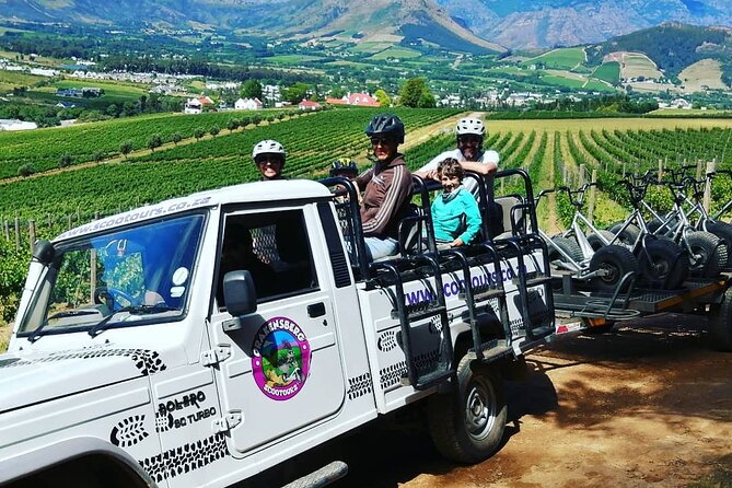 Gravity Scooter in Franschhoek - Key points about the Franschhoek Gravity Scooter ride