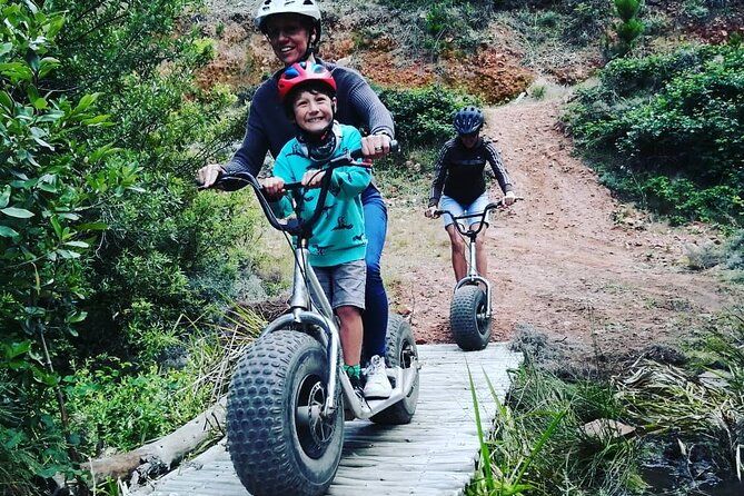 Gravity Scooter in Franschhoek - The guide makes a real difference
