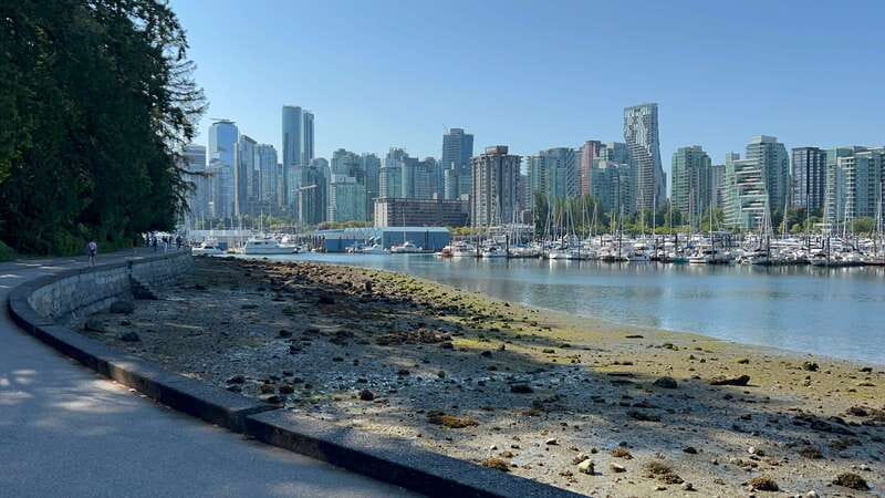 Great Vancouver EUC & E-scooters loop tour - Convention Center and Coal Harbour views