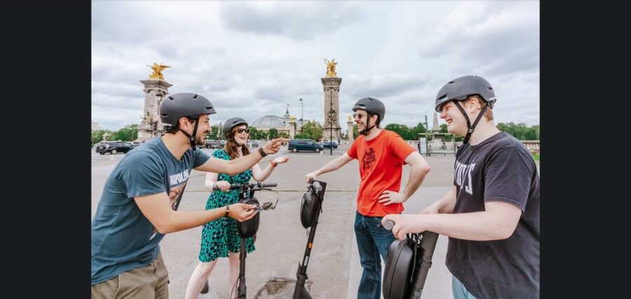 Guided Electric Scooter Tour of Paris - Starting with scooter training and safety
