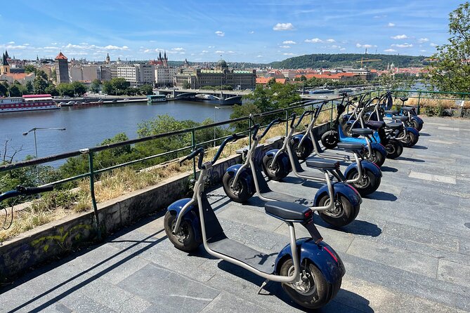 Guided sightseeing e-scooter tour of Prague: 2 hours - Letná Beer Garden and Hanavsky Pavilion