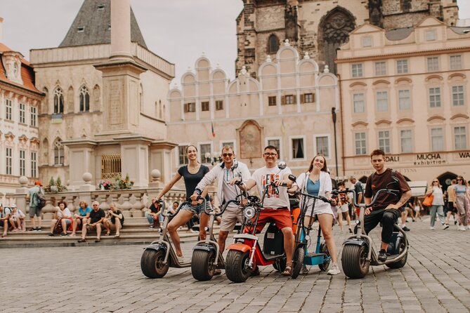 Guided sightseeing e-scooter tour of Prague: 2 hours - Chotek Gardens and the Castle Approach